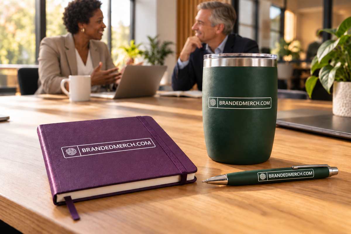 Branded merchandise for corporate