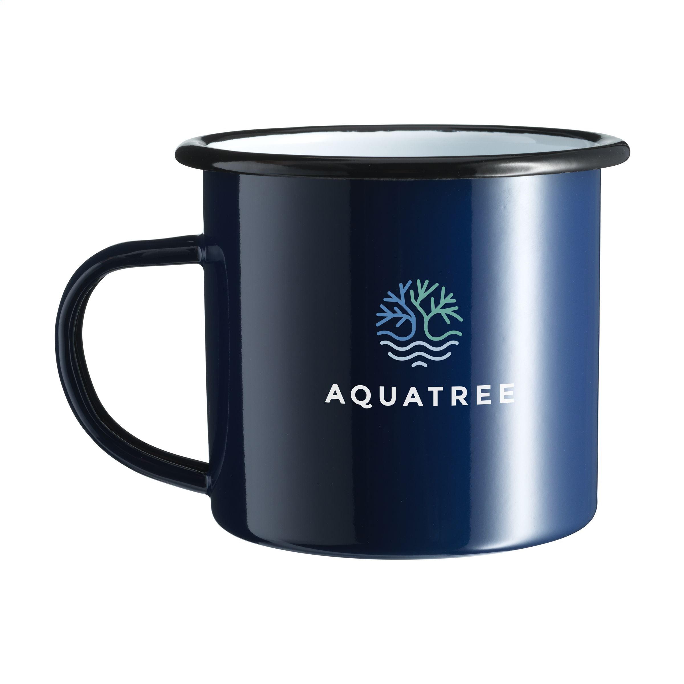 Retro Printed Enamel Mug