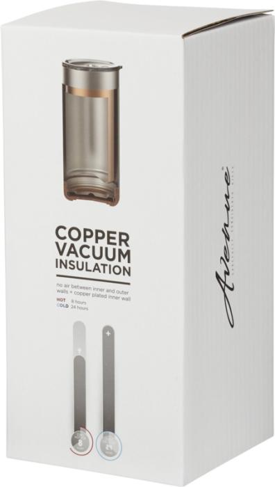 Copper Vacuum Insulated Branded Tumbler 500ml