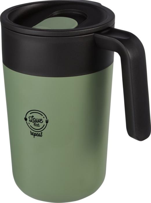 Branded Recycled Mug Double-Wall 400ml