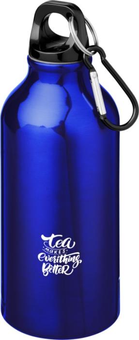 Branded Recycled Water Bottle With Carabiner