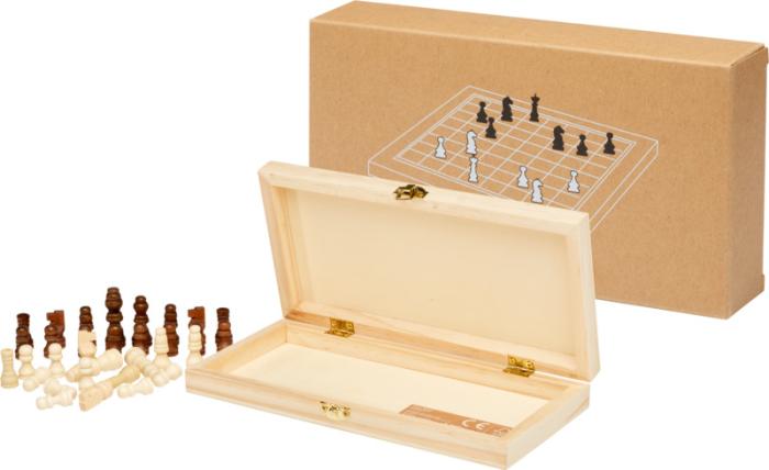 Branded Wooden Chess Set