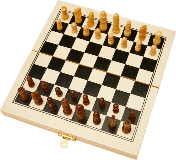 Branded Wooden Chess Set
