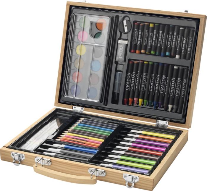 Rainbow 67 Piece Branded Colouring Set