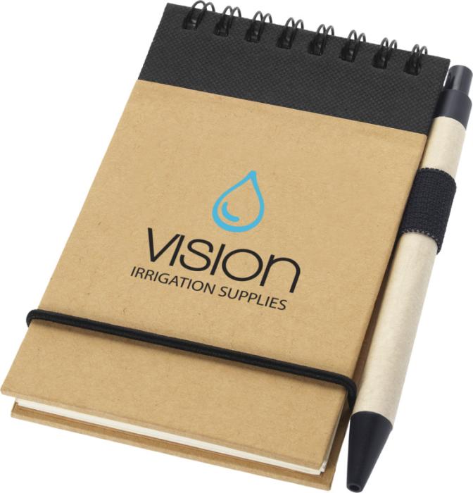 A7 Recycled Jotter Notepad With Pen