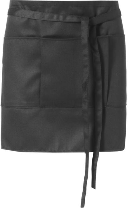 Short Black Apron 240 g/m²