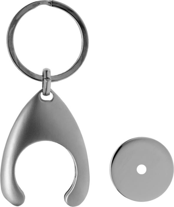 Trolley Coin Holder Keyring