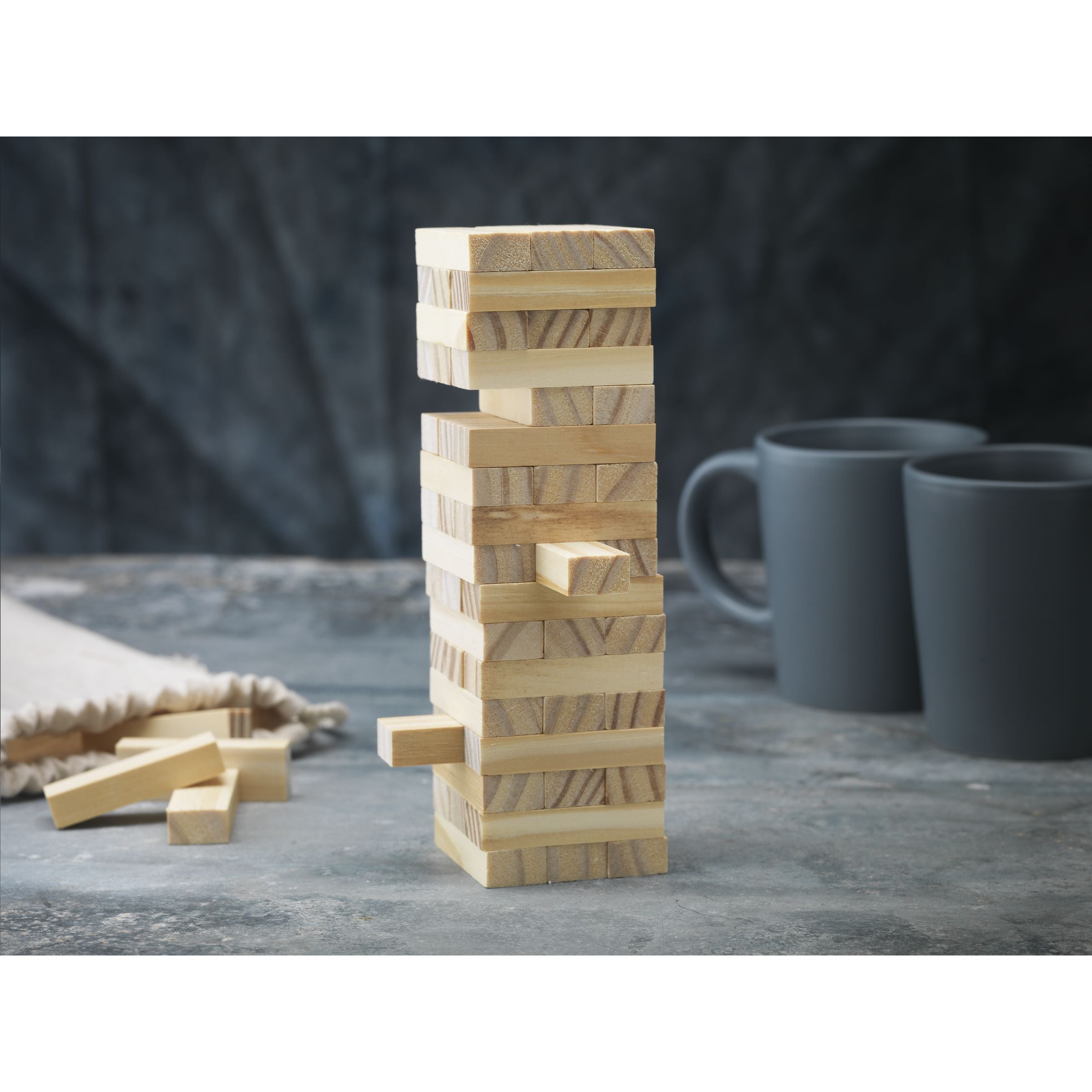 Branded Jenga Game 18cm