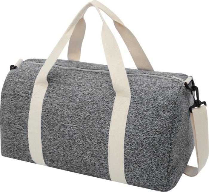 Recycled Cotton And Polyester Branded Duffel Bag 24L