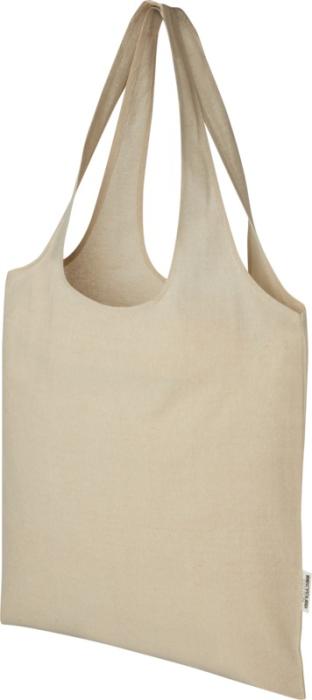 Recycled Cotton Trendy Branded Tote Bag 7L 150 g/m²