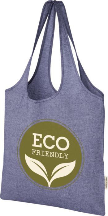 Recycled Cotton Trendy Branded Tote Bag 7L 150 g/m²