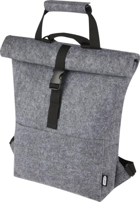 GRS Recycled Felt Roll-Top Bike Bag 13L