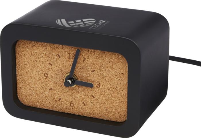 Wireless Limestone Charging Desk Clock