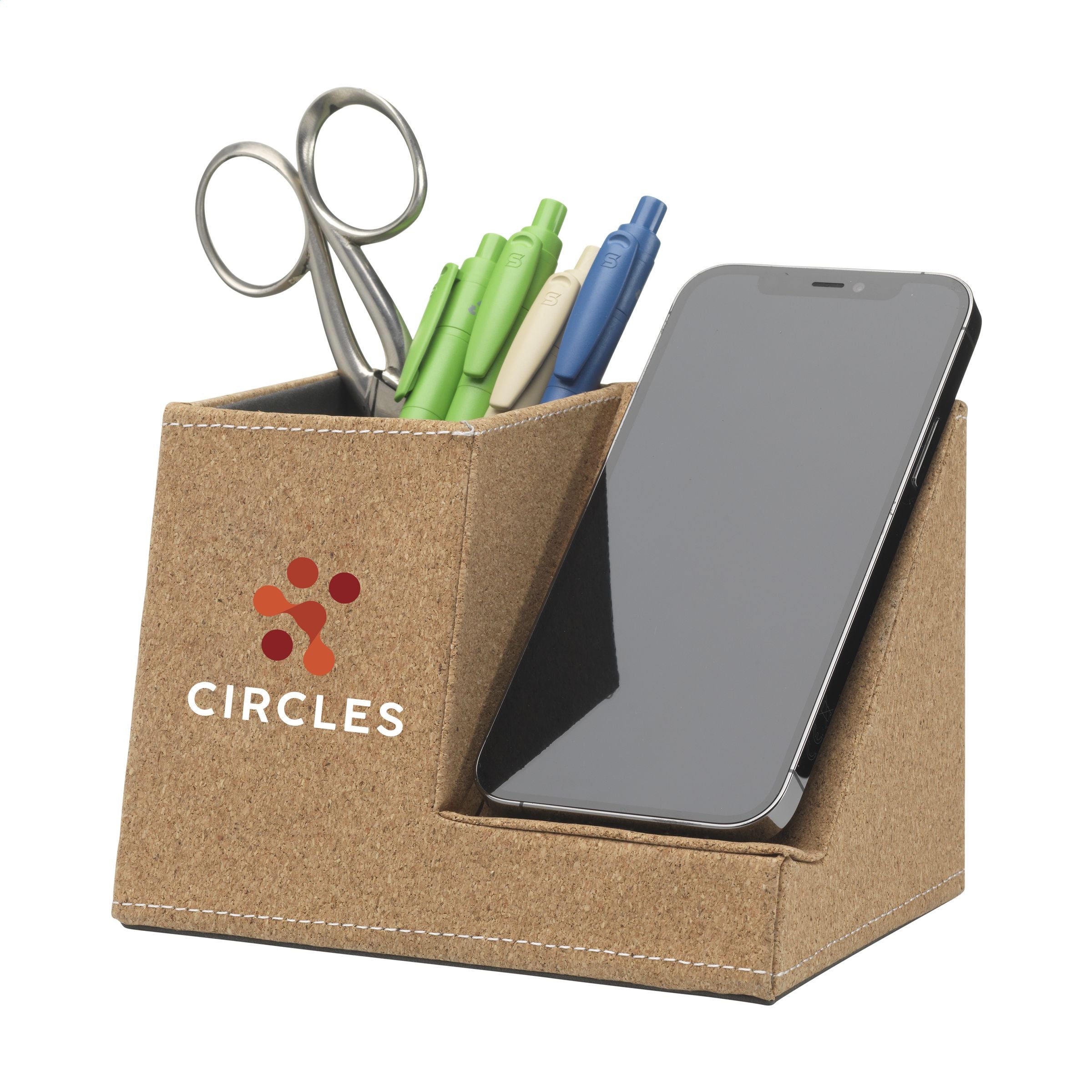 Branded Ecork Pen Holder Wireless Charger