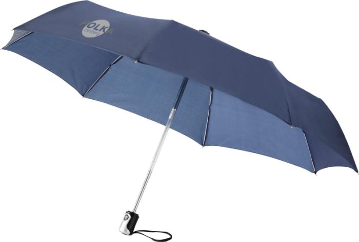 21.5" Foldable Auto Open & Close Branded Umbrella