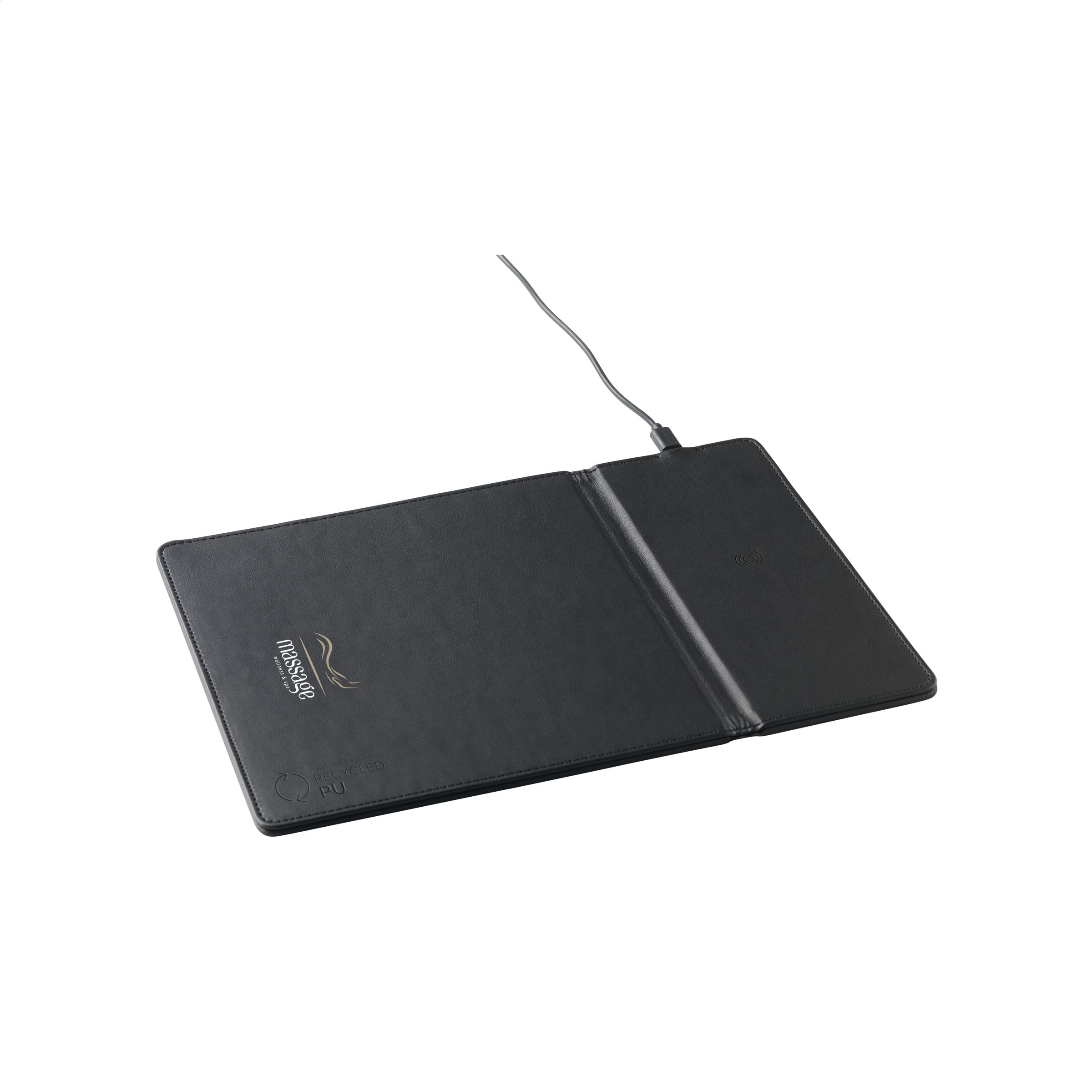 Recycled Wireless Charging Branded Mousepad