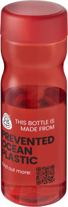 H2O Active® Eco Base 650ml Screw Cap Printed Water Bottle