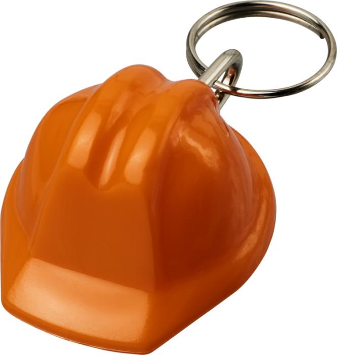 Hard-Hat Shaped Recycled Keyring