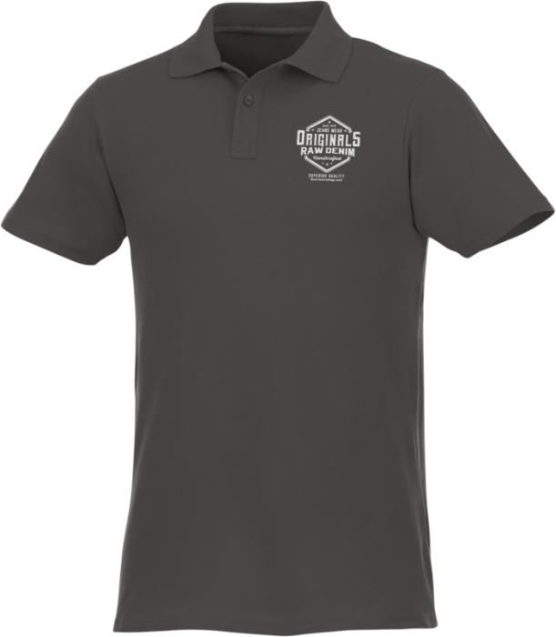 Short Sleeve Branded Men's Polo