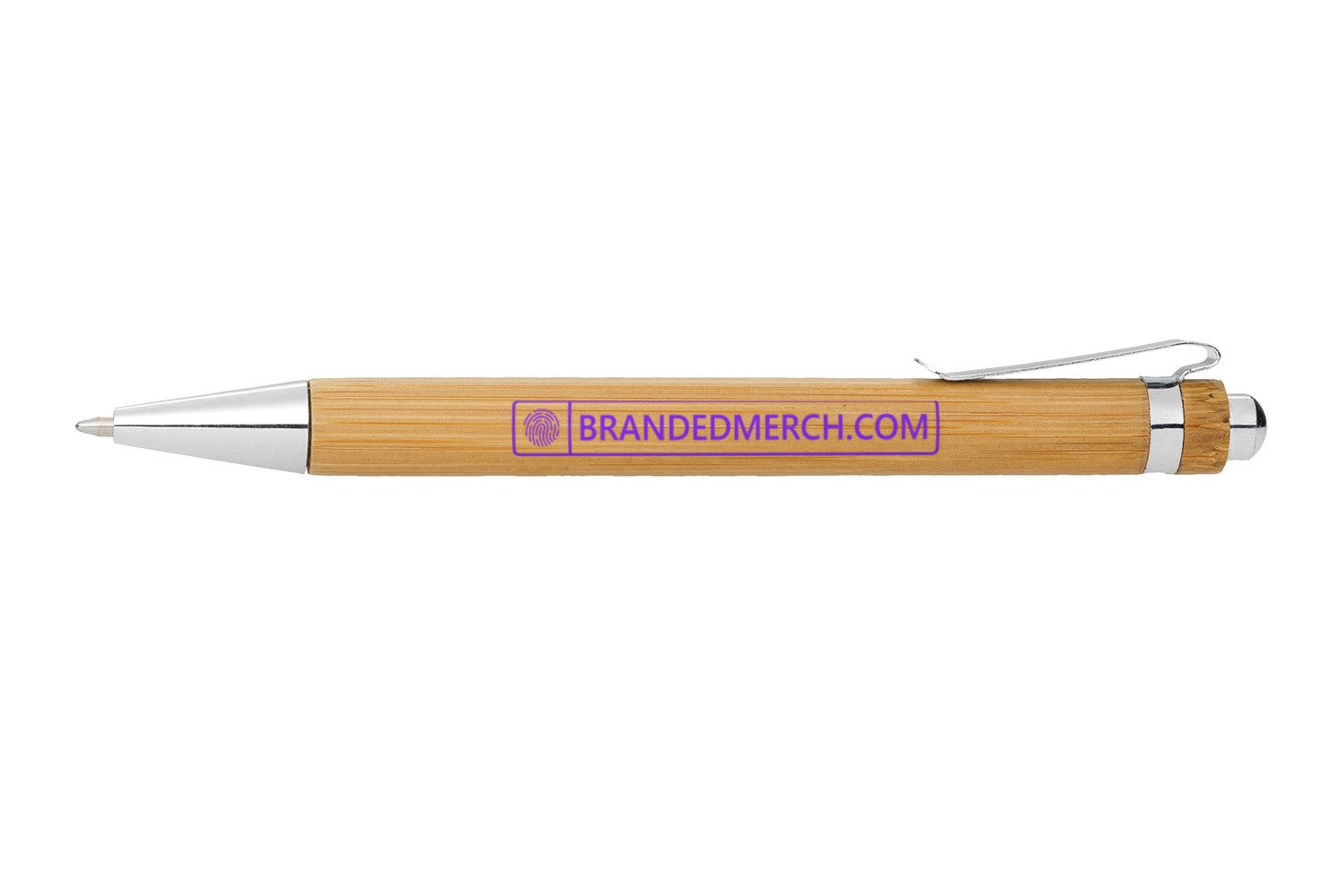 Branded Bamboo Ballpoint Pen