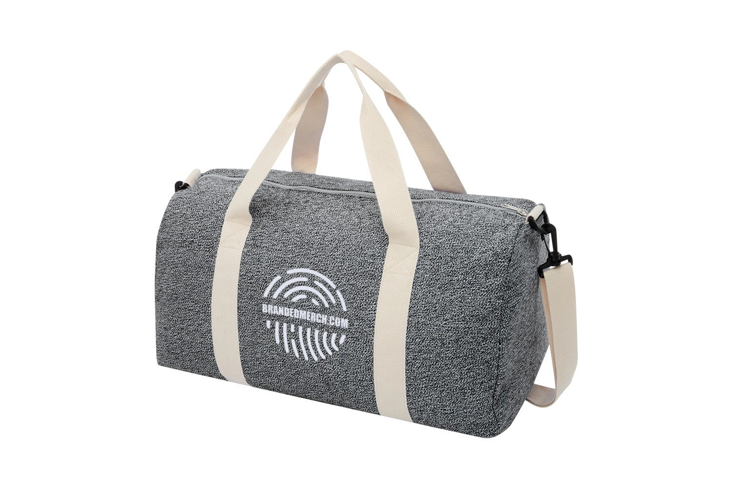 Recycled Cotton And Polyester Branded Duffel Bag 24L