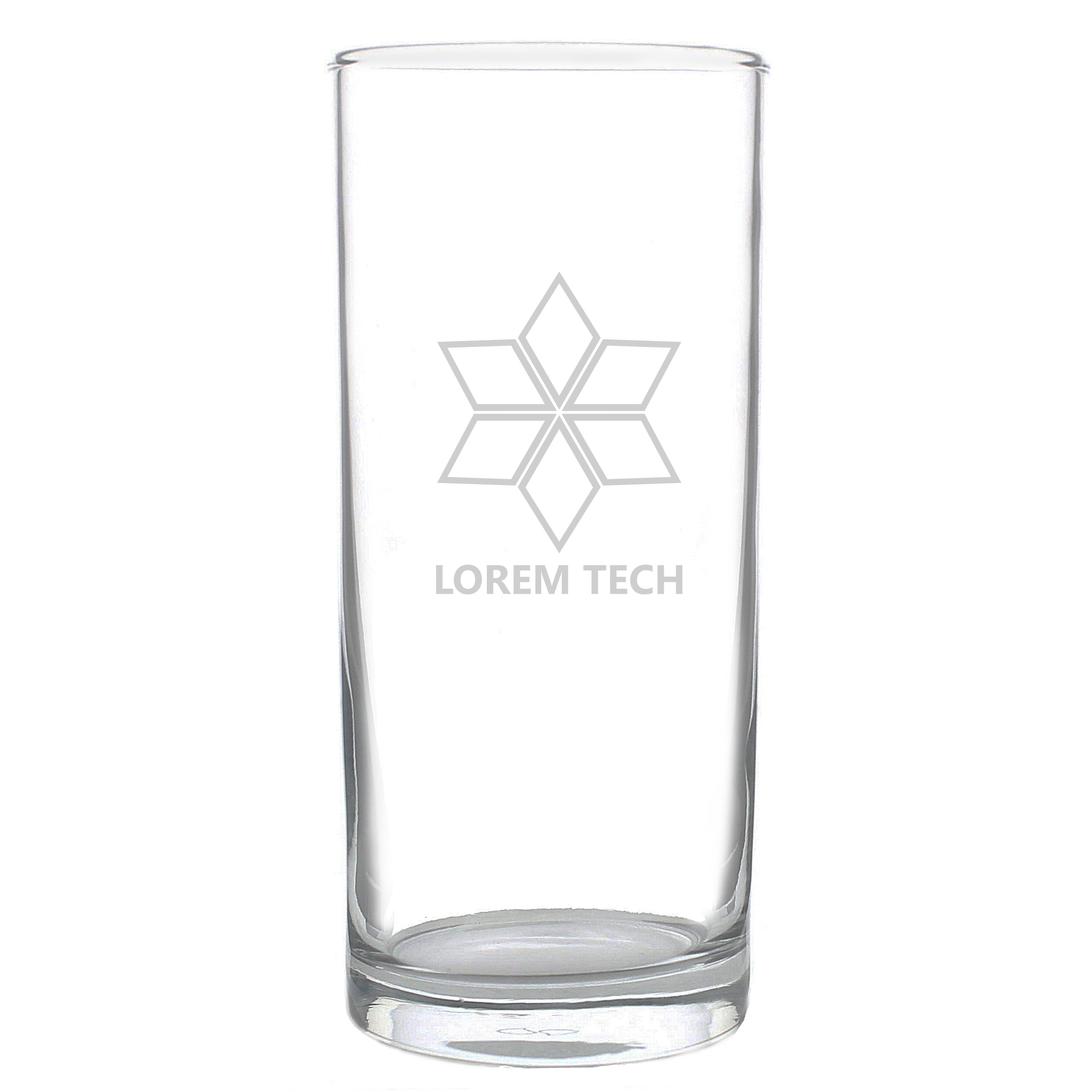 Engraved Logo Hi Ball Glass