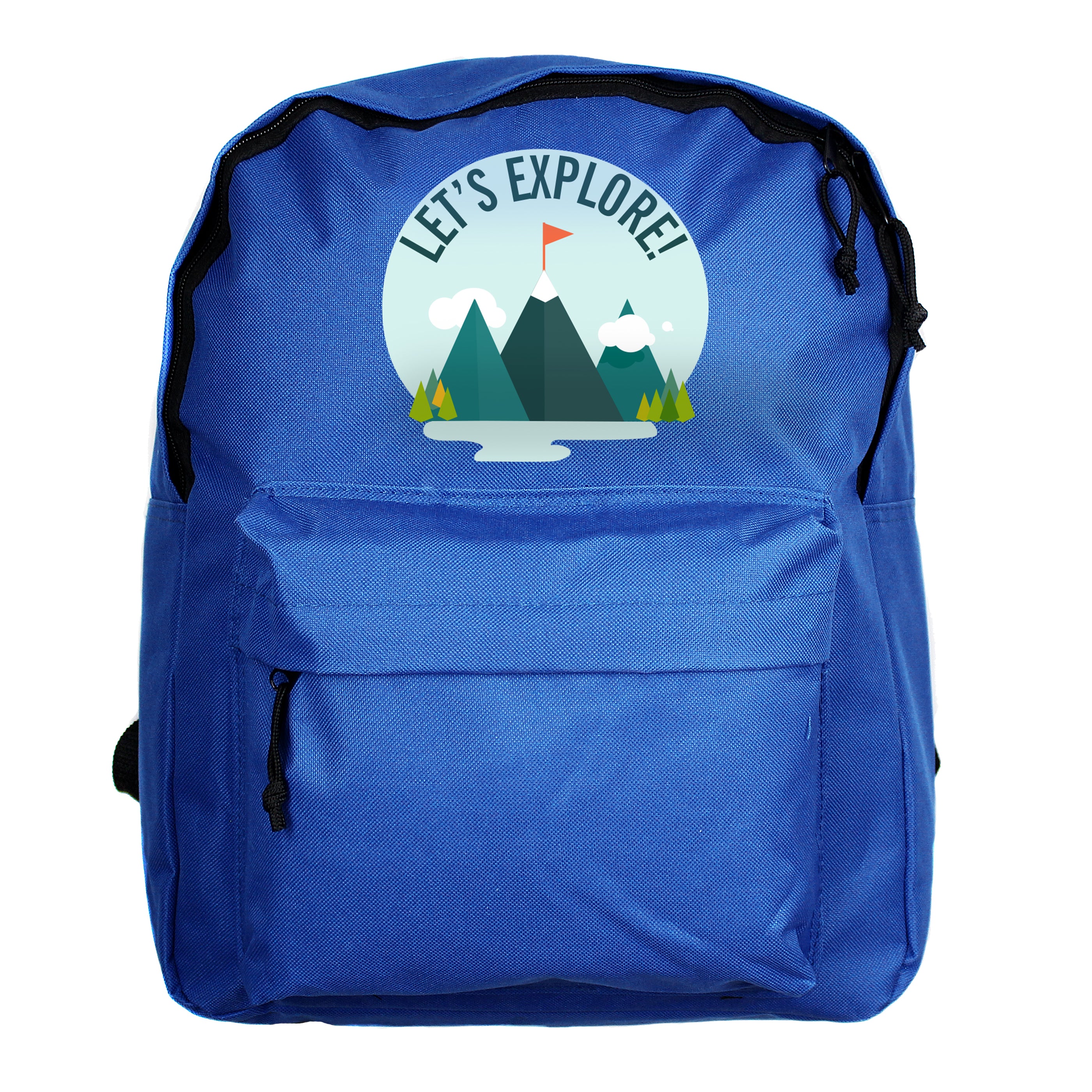 Branded Blue Backpack