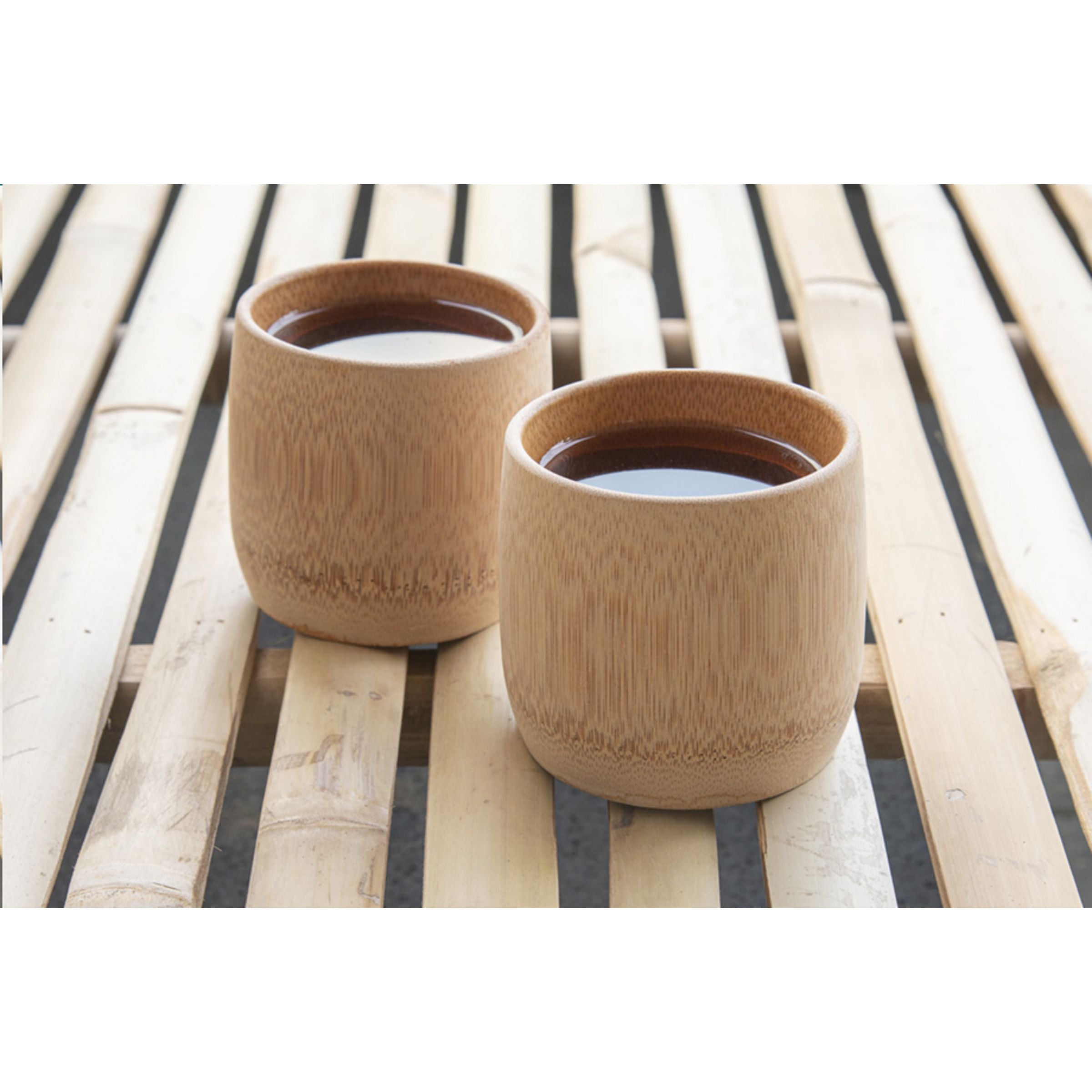 Printed Bamboo Drinking Cup