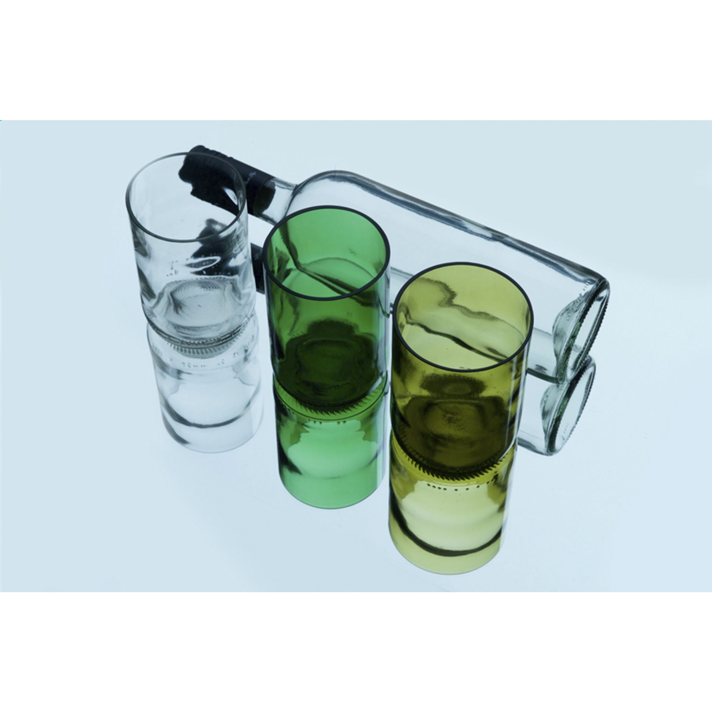 Rebottled® Branded Tumbler Drinking Glass