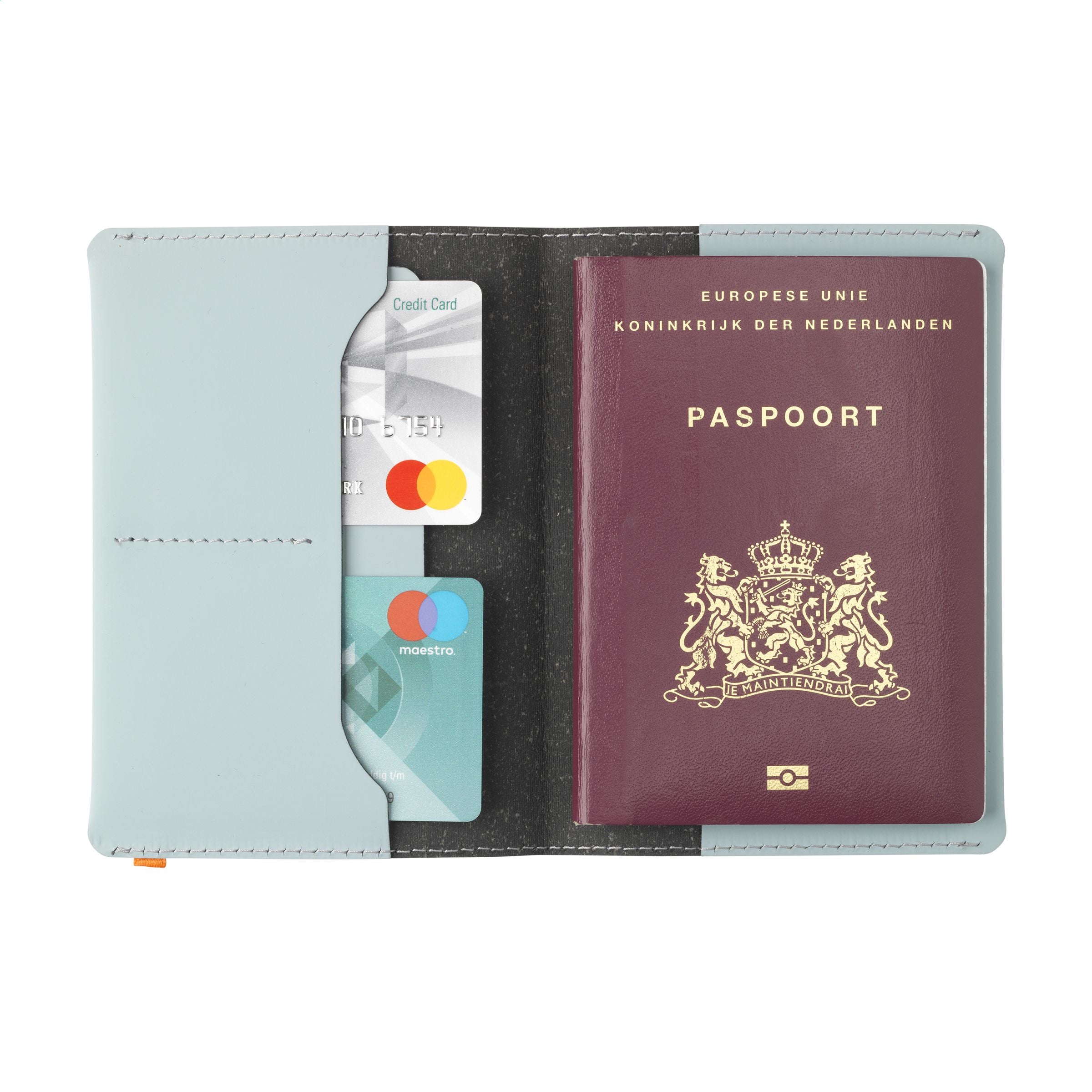 Recycled Leather Passport Holder