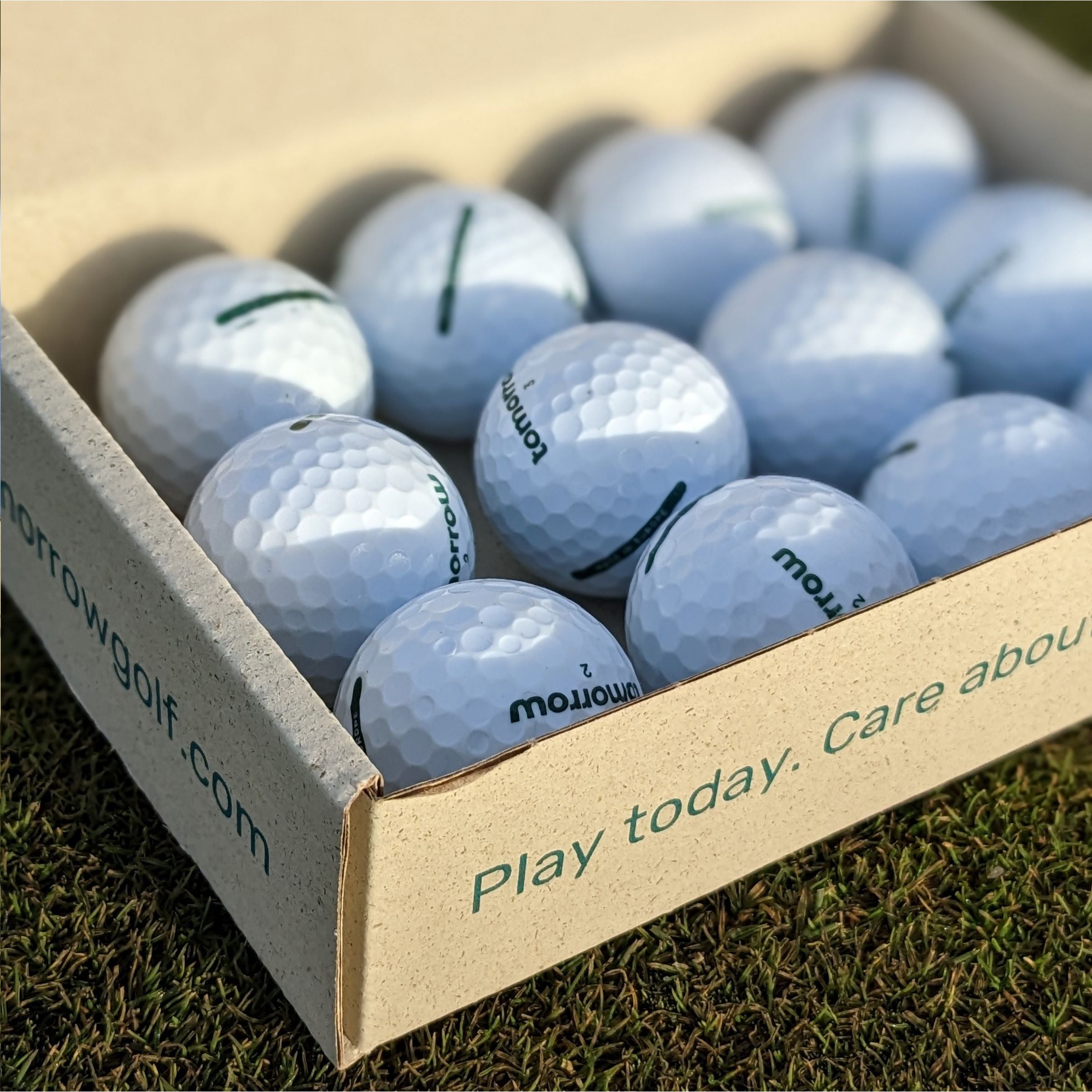 Recycled Branded Golf Ball White