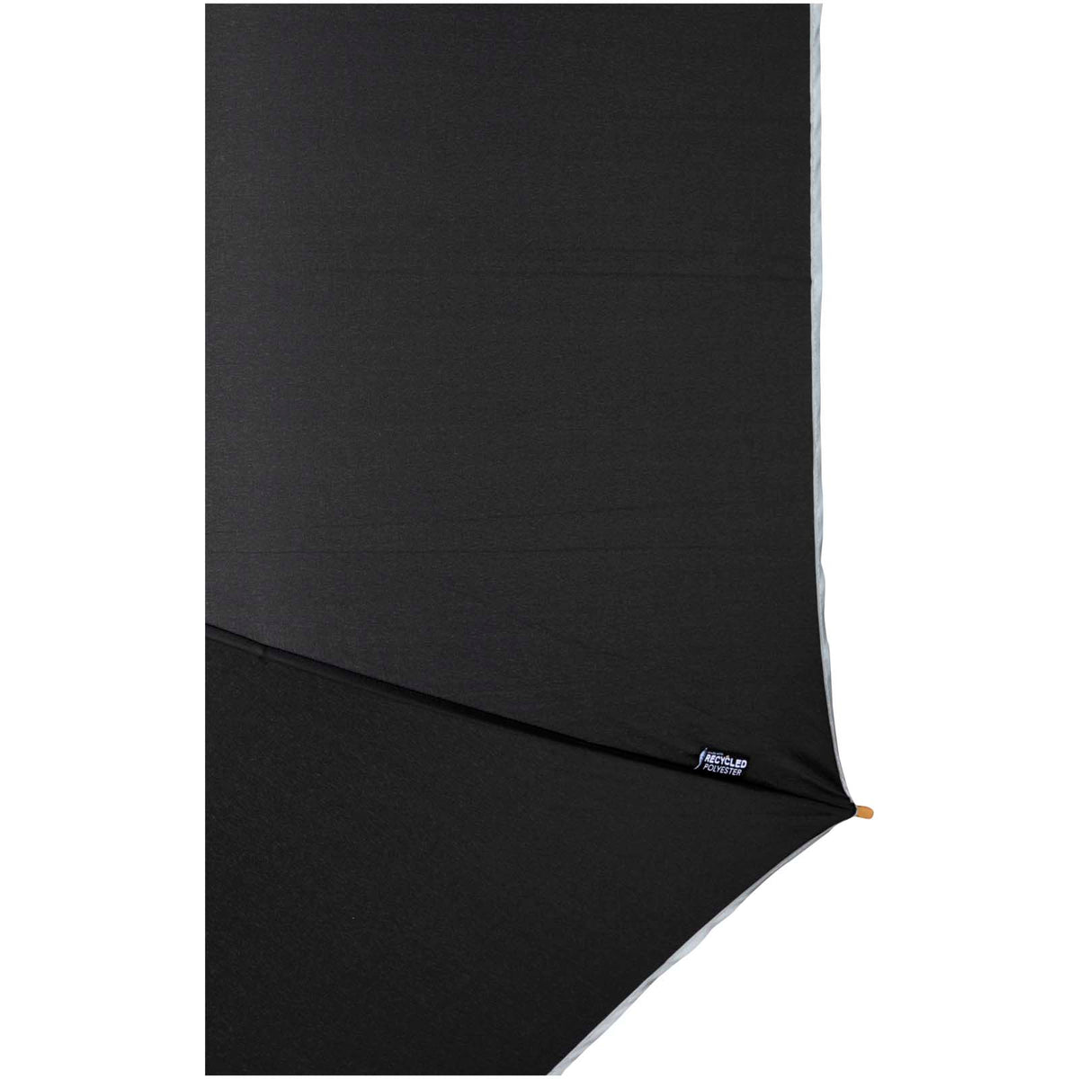 Branded Reflective Windproof RPET Umbrella 30 Inch Norman Black canopy detail