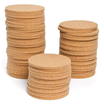 Round Cork Coasters 6mm