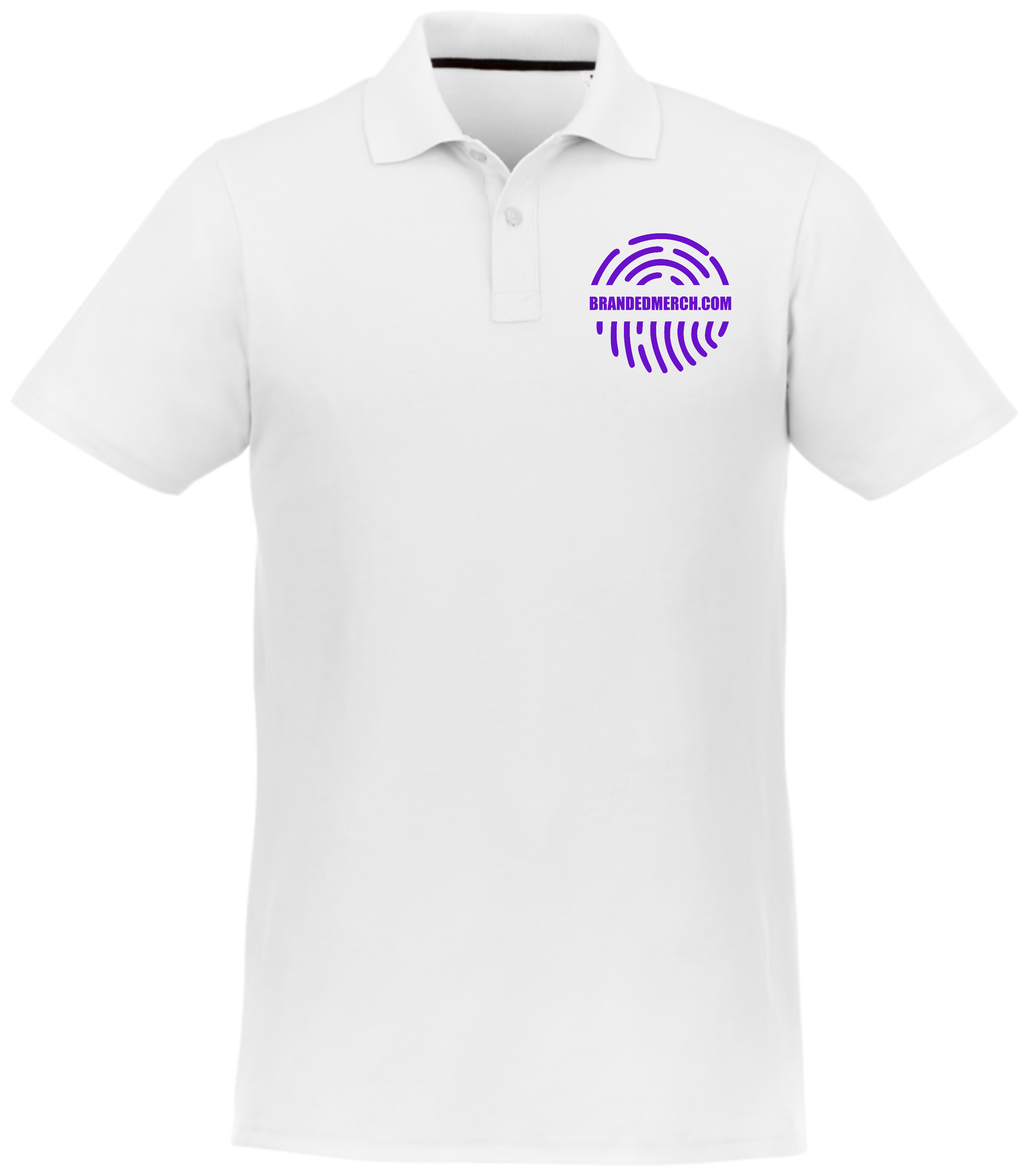 Short Sleeve Branded Men's Polo