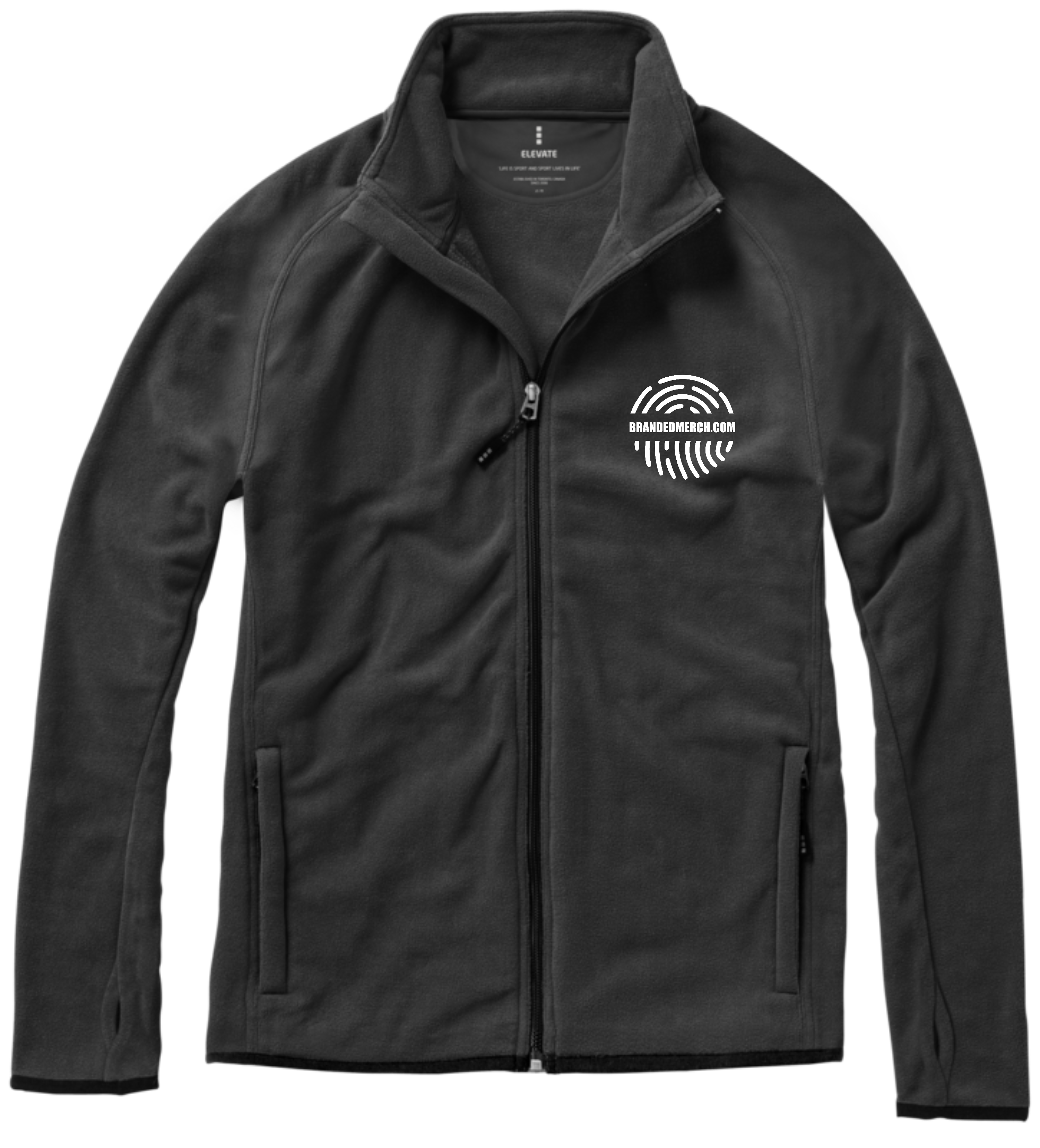 Men's Full Zip Branded Fleece Jacket