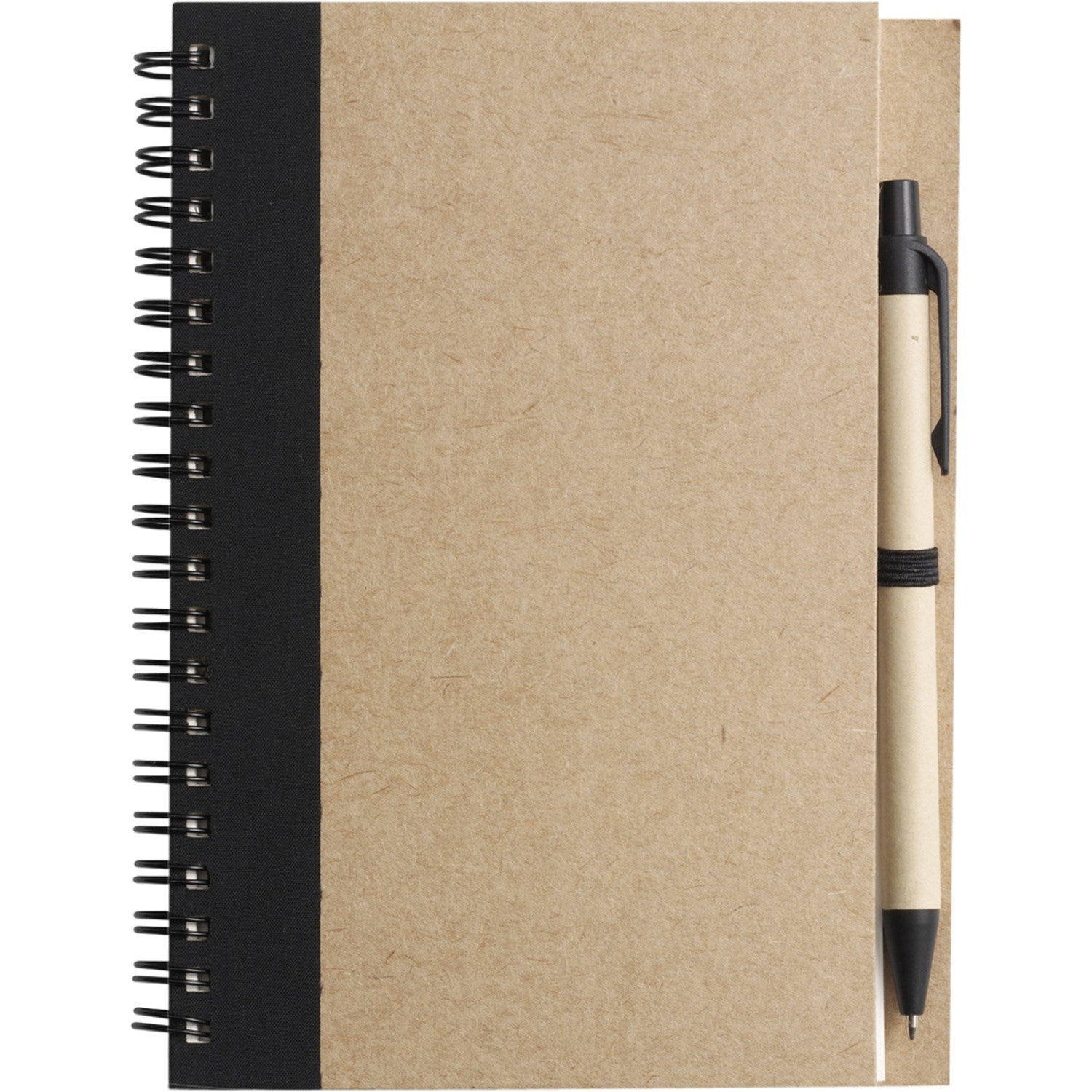 Cardboard Branded Notebook With Pen