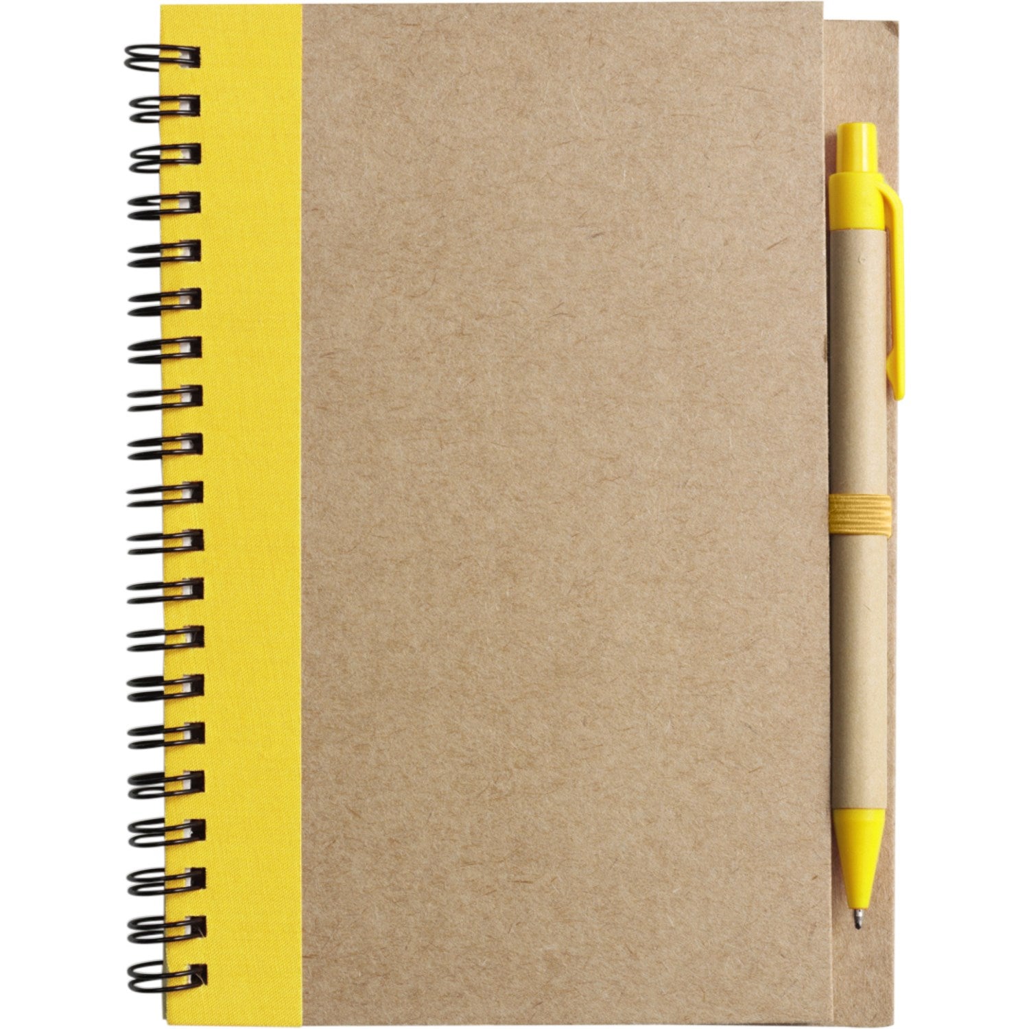 Cardboard Branded Notebook With Pen