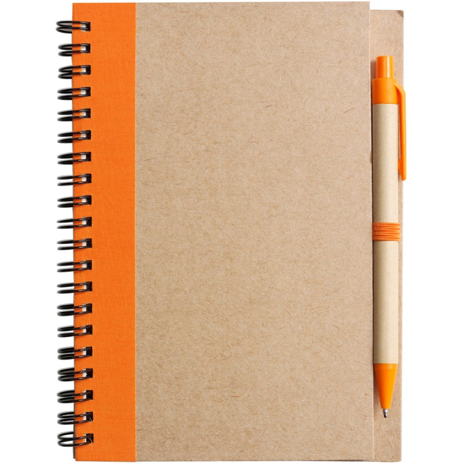 Cardboard Branded Notebook With Pen