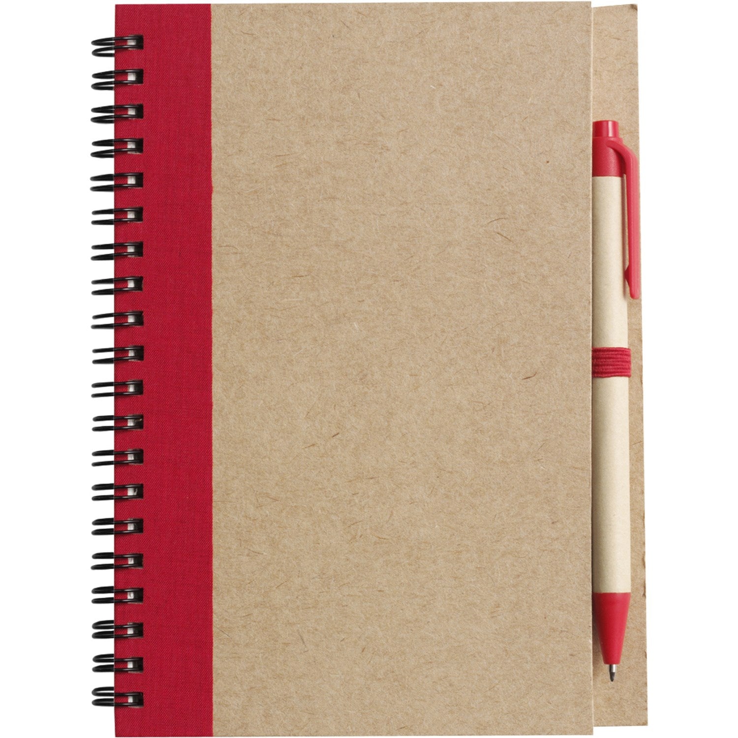 Cardboard Branded Notebook With Pen