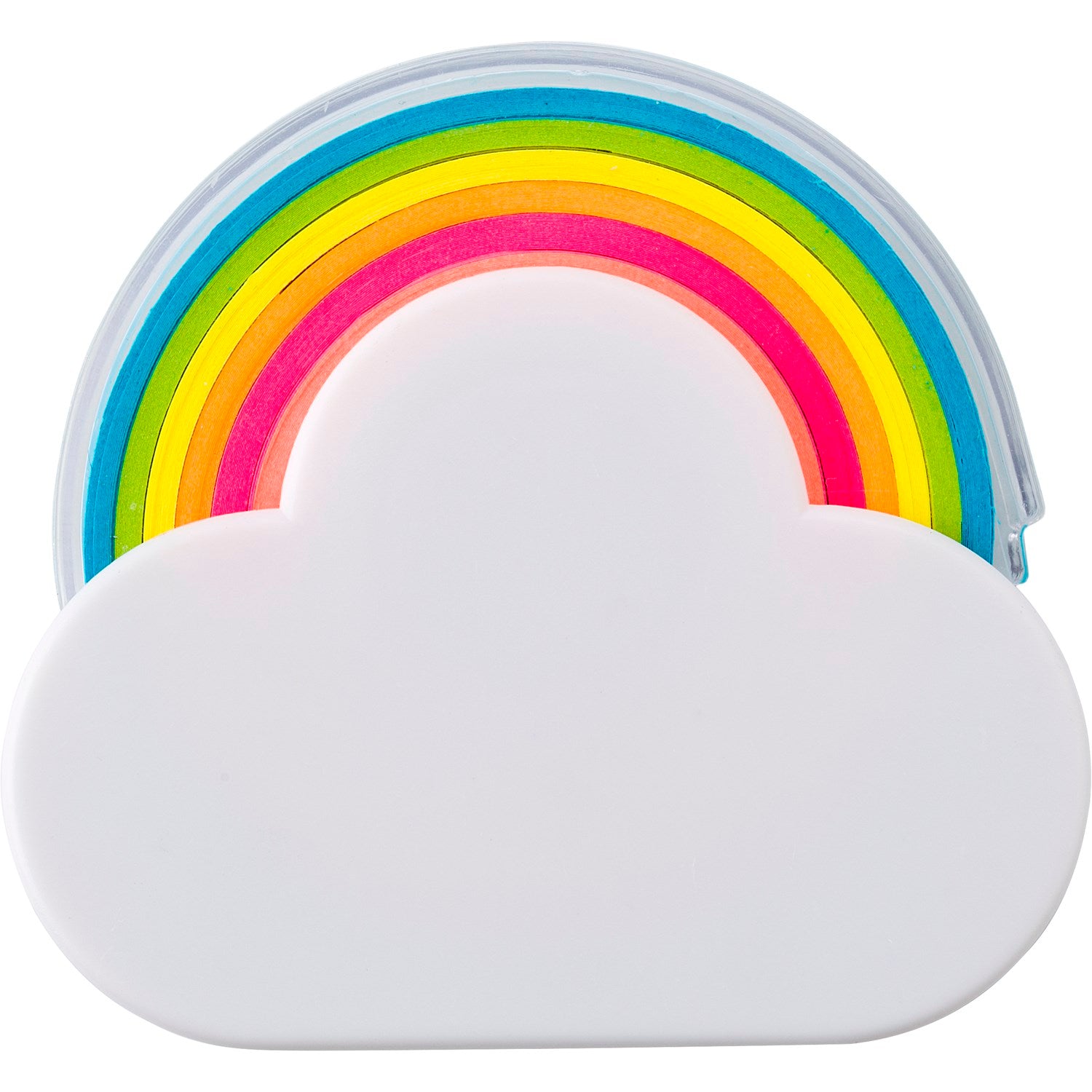 Cloud Shaped Rainbow Branded Memo Dispenser