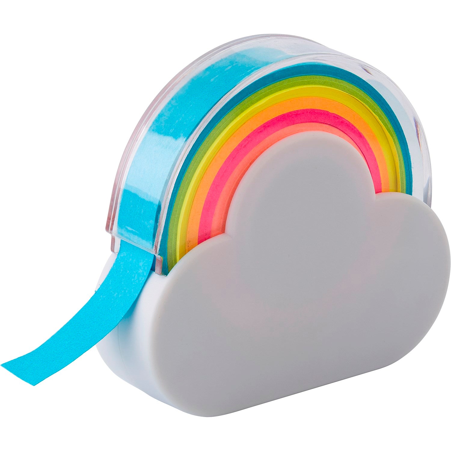 Cloud Shaped Rainbow Branded Memo Dispenser