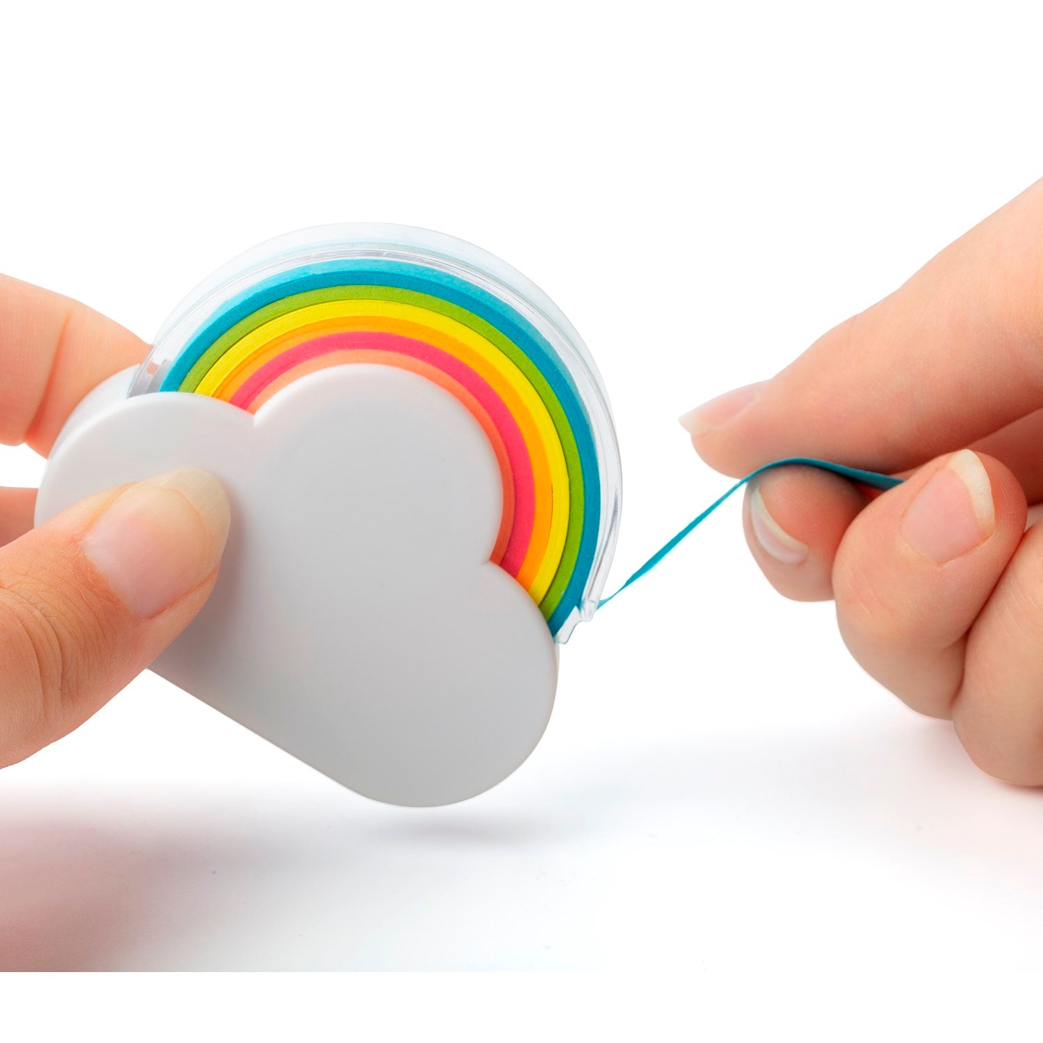 Cloud Shaped Rainbow Branded Memo Dispenser