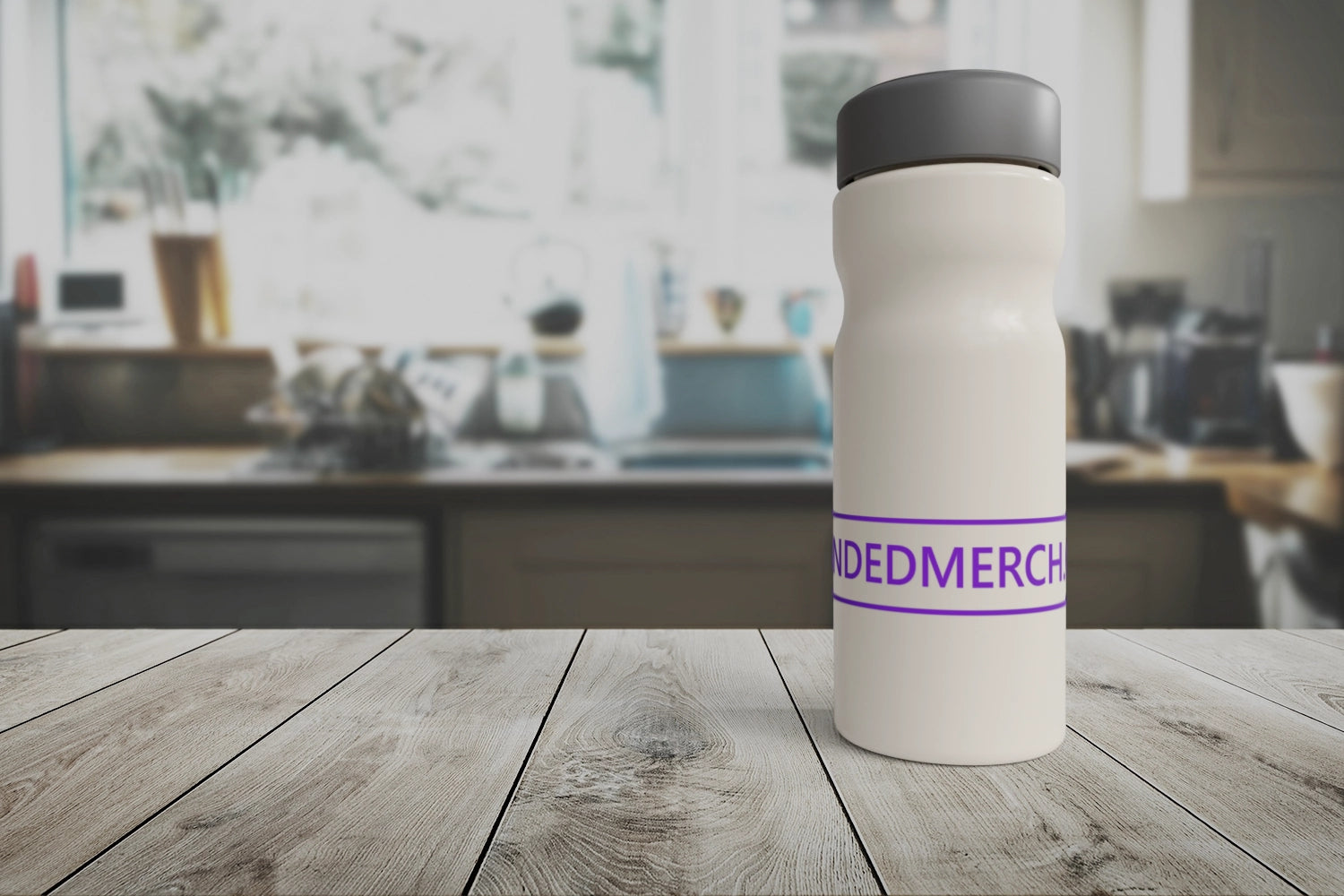 H2O Active® Eco Base 650ml Screw Cap Printed Water Bottle