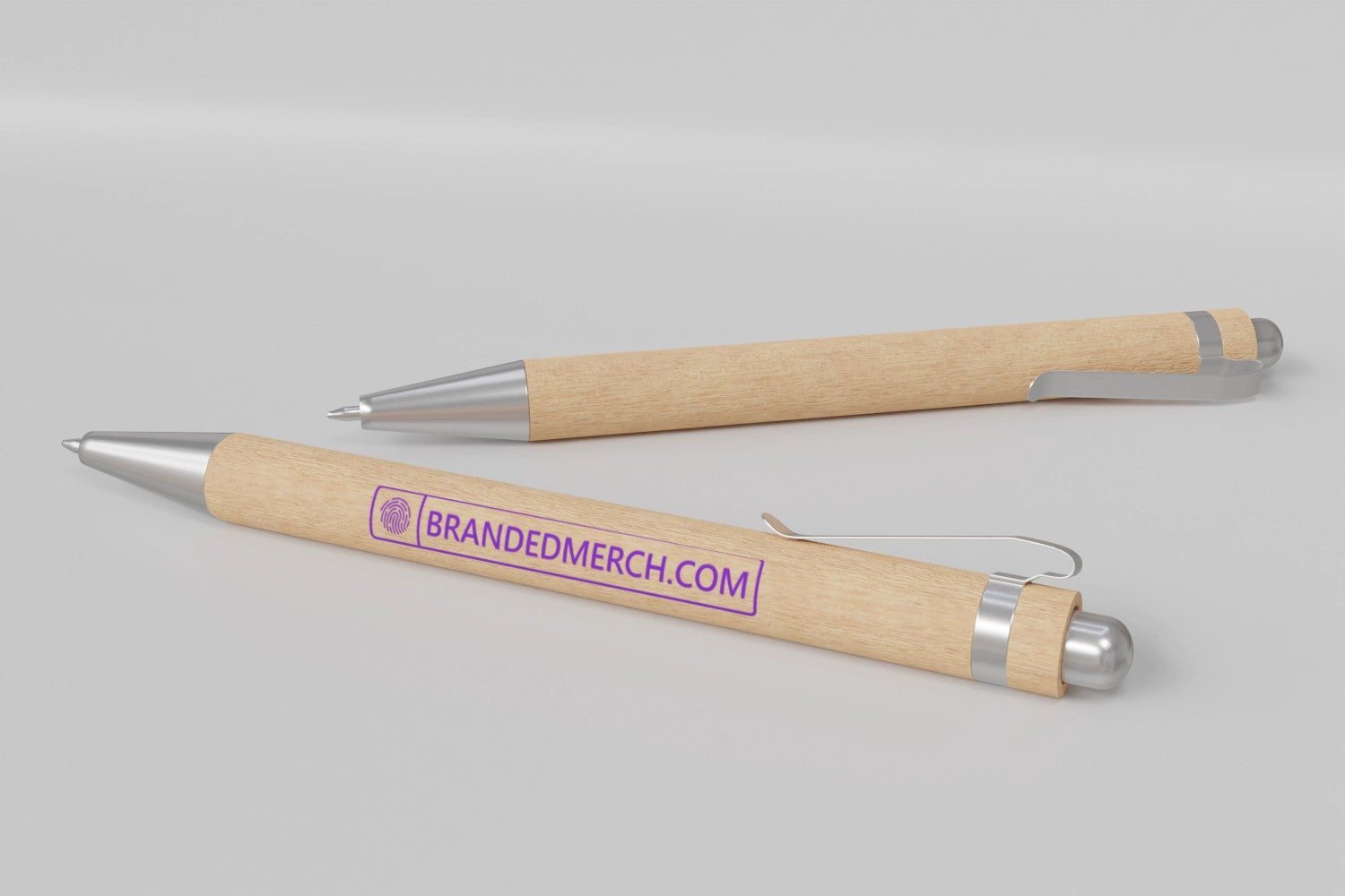 Branded Bamboo Ballpoint Pen