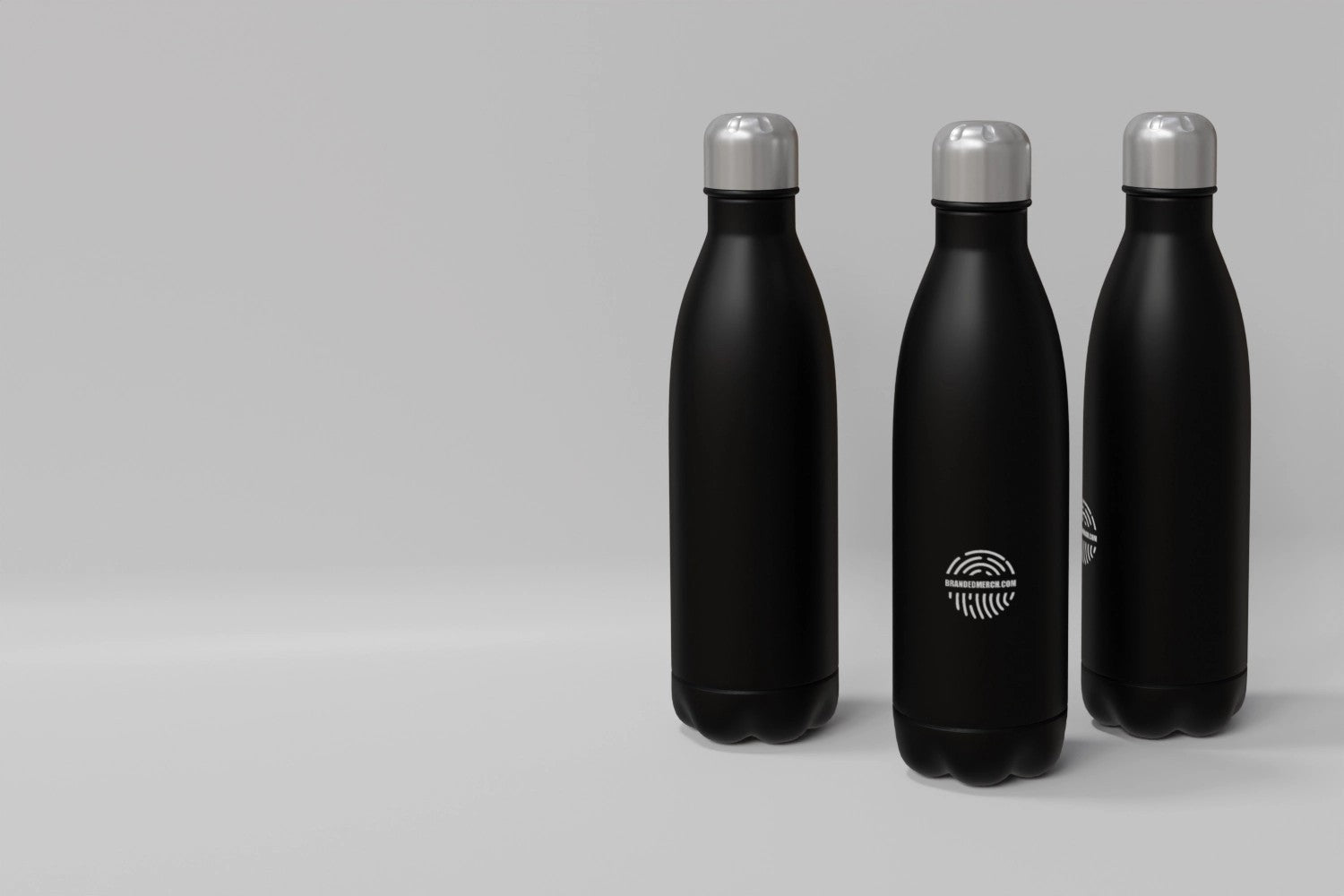 Branded RCS Certified Recycled Stainless Steel Bottle Vacuum Insulated 500ml