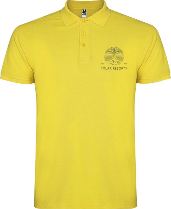 Star Short Sleeve Men's Printed Polo