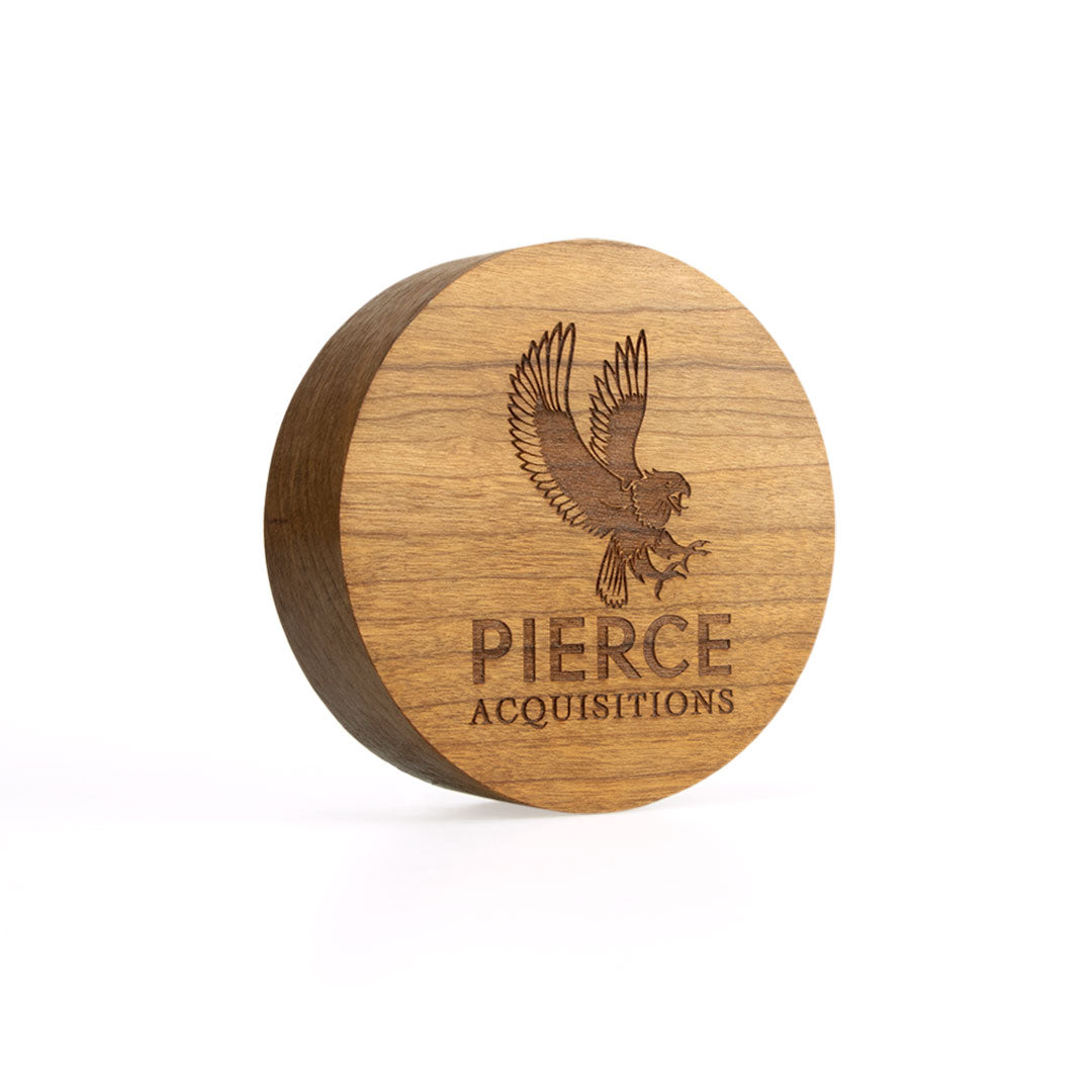 Real Wood Branded Paperweights