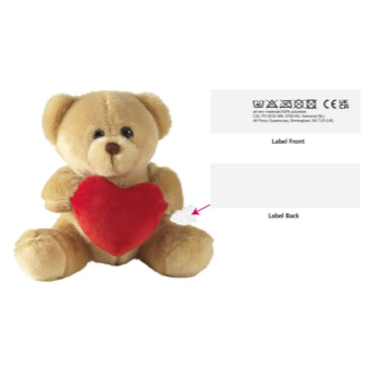 With Love Branded Bear Cuddly Toy