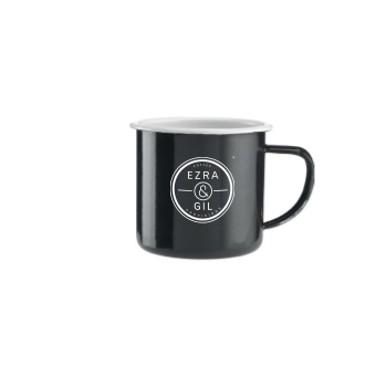 Retro Printed Enamel Mug