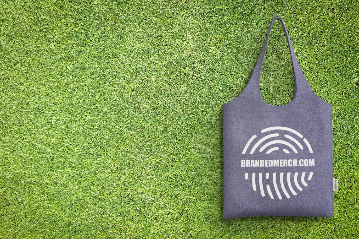 Recycled Cotton Trendy Branded Tote Bag 7L 150 g/m²